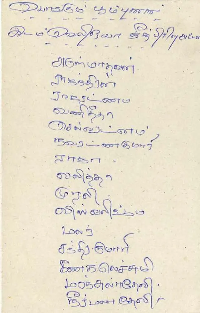 Sri Lanka — carta postal com selo de 75 centavos — editor Sri Lanka Post - Verso