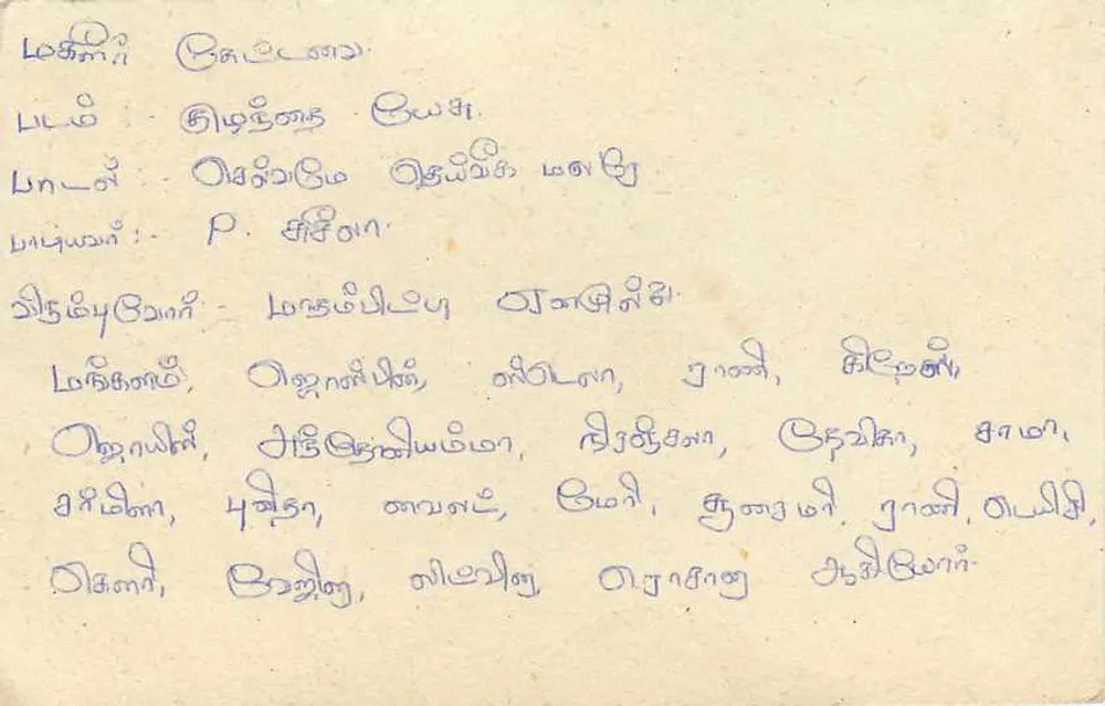 Sri Lanka — carta postal com selo de 75 centavos — editor Sri Lanka Post - Verso