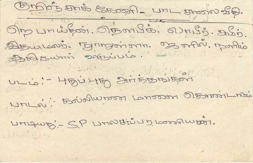 Sri Lanka — cartão postal com selo de 75 centavos — editor desconhecido - Verso