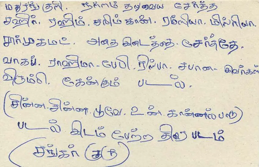 Sri Lanka — cartão postal com selo de 75 centavos — editor desconhecido - Verso