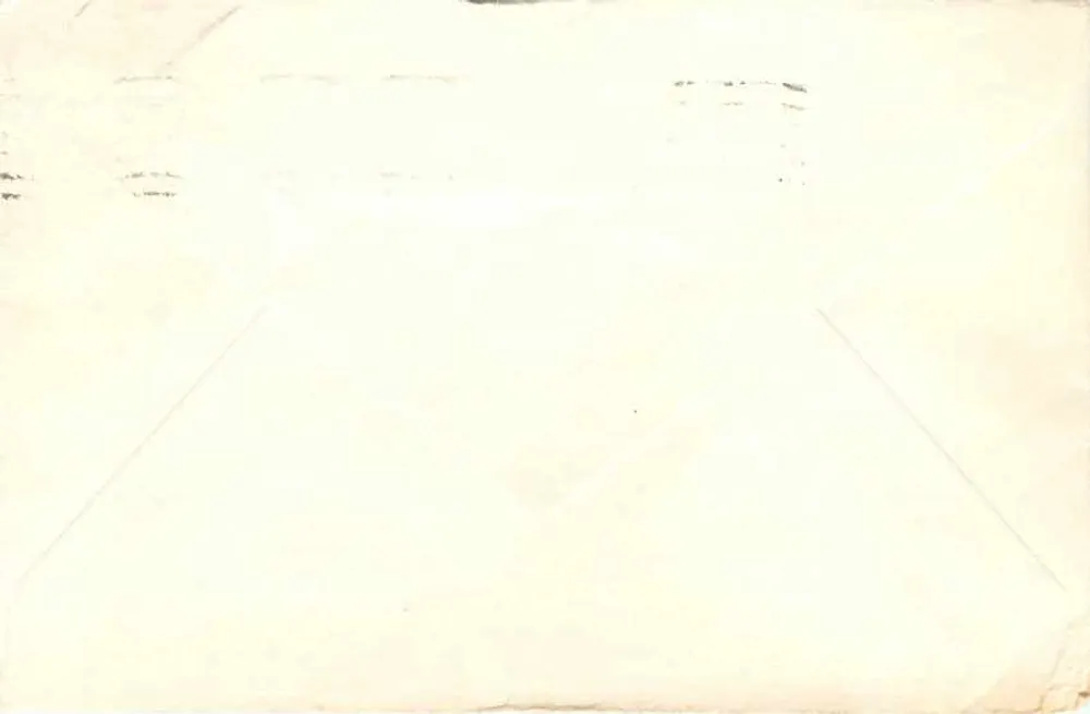 Enveloppe postale — Camp Fire Girls — 4c — APO 677, N.Y. — 1960 - Verso