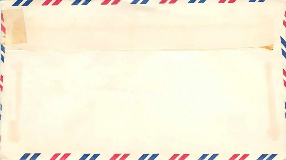 Luftpostkarte — APO 28, New York — Verlag: U.S. Air Mail - Rückseite
