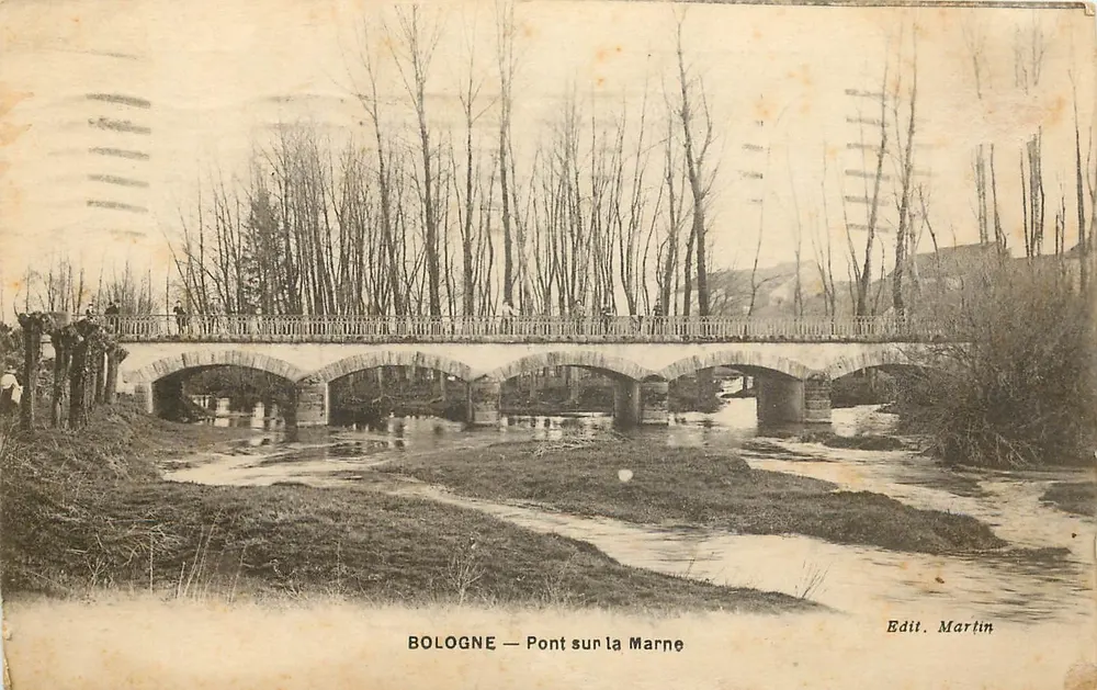 BOLOGNE — Ponte sobre a Marne — Edit. Martin - Frente