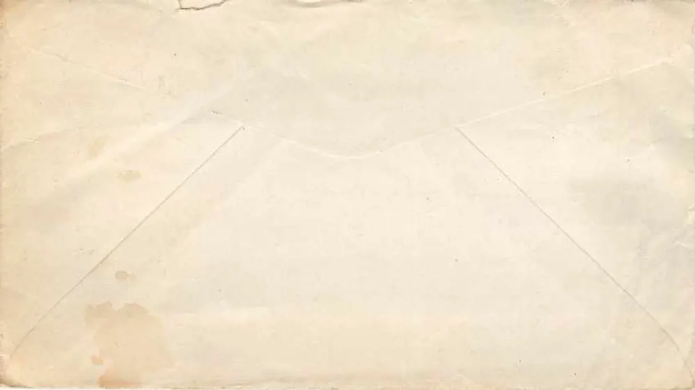 हवाई पोस्टकार्ड — A.P.O. 2531, न्यूयॉर्क — एडिटर: संयुक्त राज्य अमेरिका - पीछे