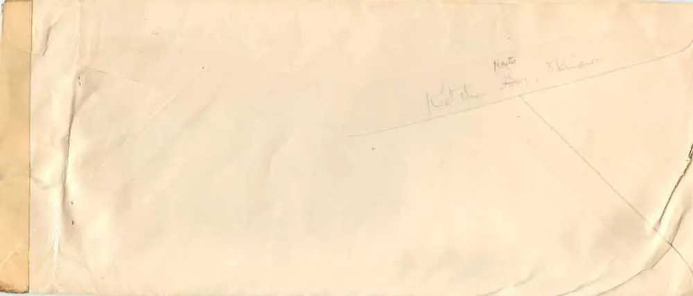 San Francisco, Califórnia — Envelope oficial da Navy — Fleet Post Office - Verso