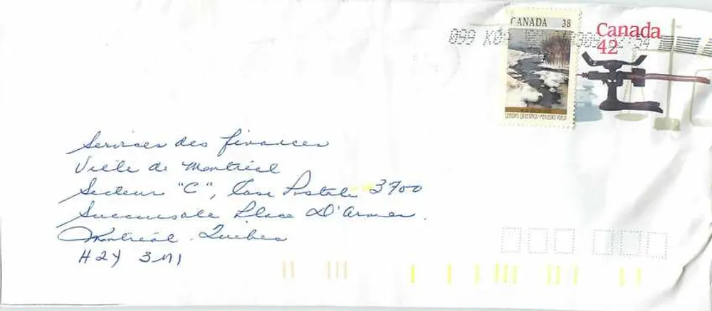 Balancinhas postais no Museu Canadense das Civilizações — Canada Post - Frente