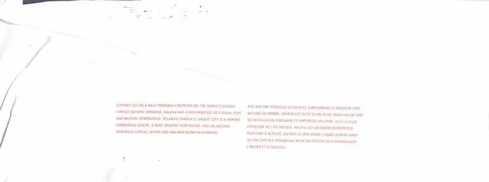 Halifax — vista da cidade — Foley's Transfer Inc. e carimbo Canadá - Verso