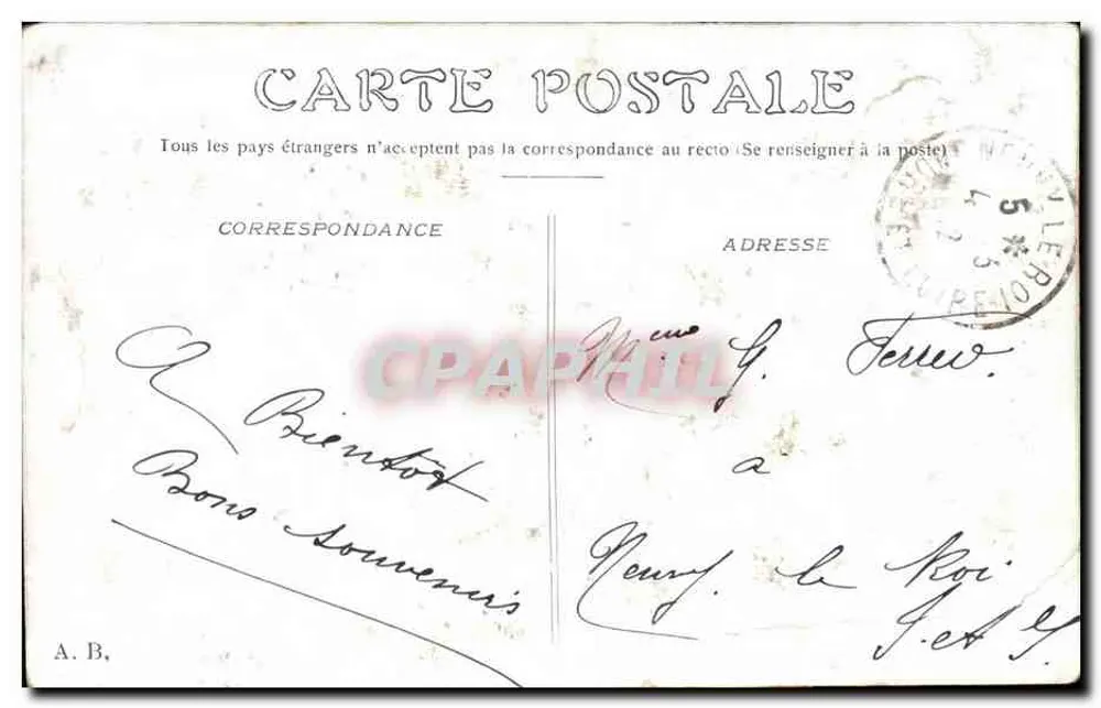 Paris — Boulevard des Capucines — editor A.B. - Verso