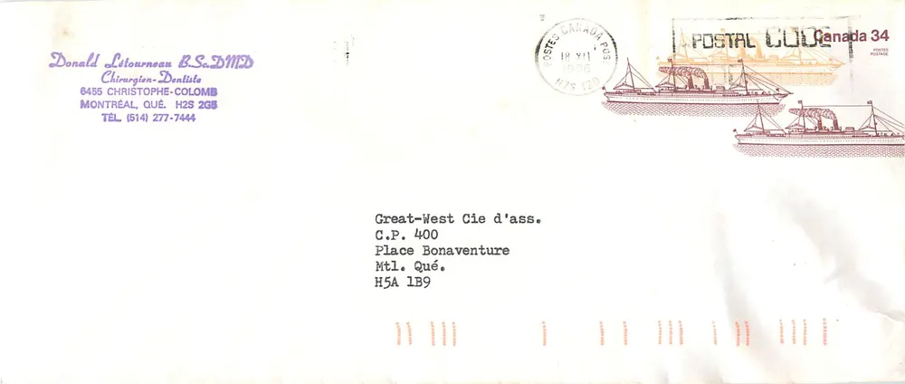 Navio de passageiros Empress of Japan — Canada Post — 1978 - Frente