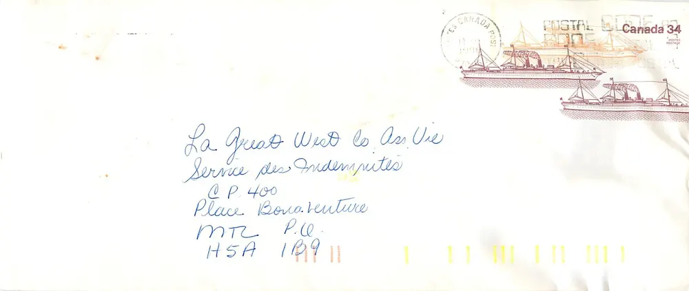 O navio Empress of Japan — Canada Post 34 — editor Canada Post - Frente