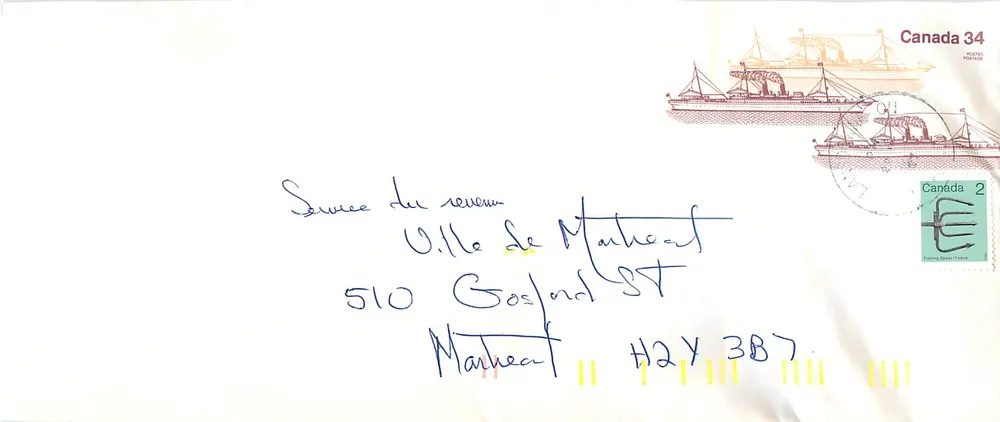 O navio Empress of Japan — Canada Post — 1981 - Frente