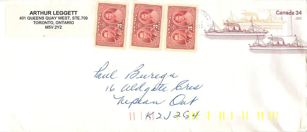 O navio Empress of Japan — Canada Post 34 — editor Canada Post - Frente