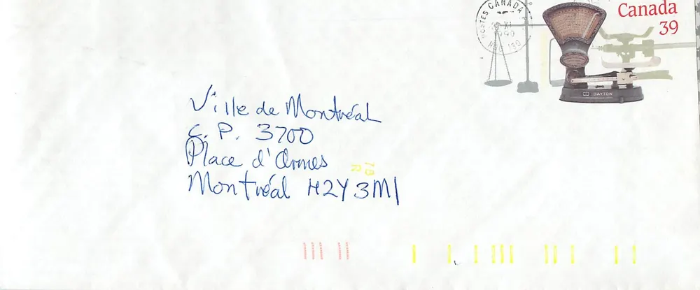 Balances postales — Musée national des civilisations — Canada 39 - Recto