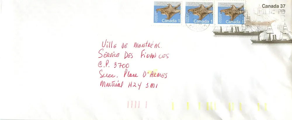 S.S. Canadian — premier voyage — Canada Post - Recto