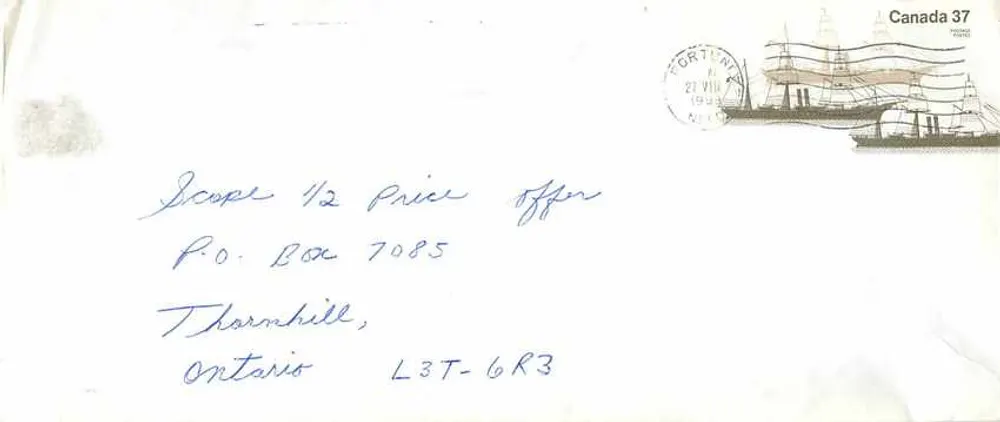 S.S. Canadian — primeiro navio da linha Allan Line — Canada 37 - Frente