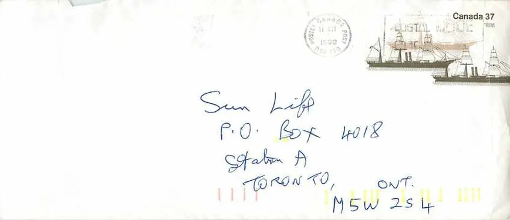 S.S. CANADIAN — eerste stoomboot van de Royal Mail Line — uitgever Canada 37 - Voorkant