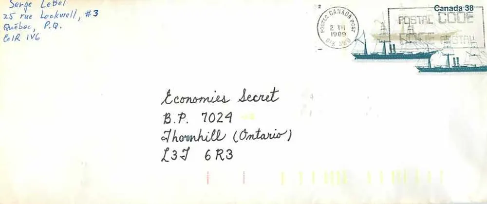 S.S. Canadian — first steamship of the Royal Mail Steamers — publisher Canada Post - Front