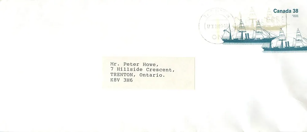 S.S. Canadian — premier navire à vapeur de la Royal Mail Line — Canada 38 - Recto