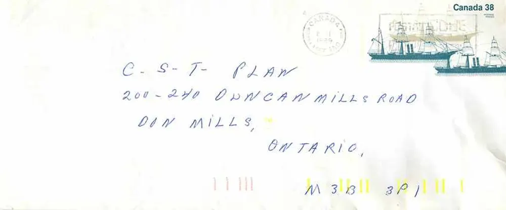 S.S. Canadian — primeiro navio a vapor da Royal Mail Steamer — editor não visível - Frente