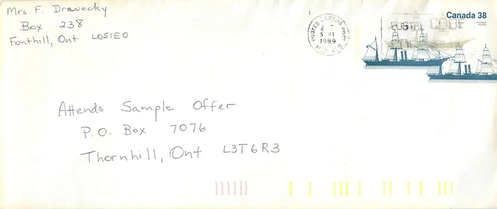 O S.S. Canadian — primeiro navio a hélice da Royal Mail Steamers — editor Canada Post - Frente