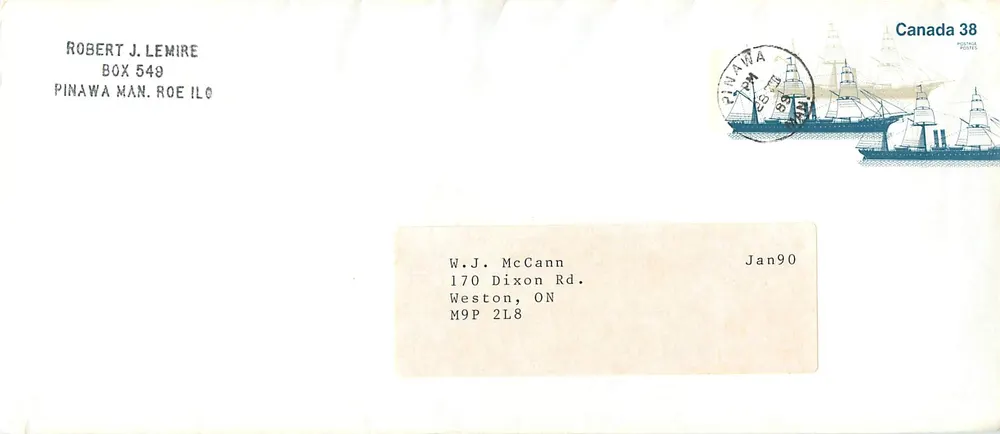 S.S. Canadian — primeiro navio a vapor da linha Allan — editor Canada Post - Frente