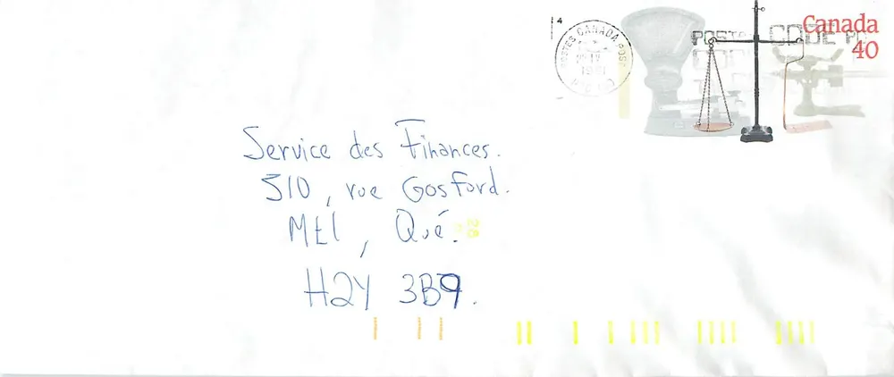Balancinhas postais — Museu Nacional das Correios — Canada Post - Frente