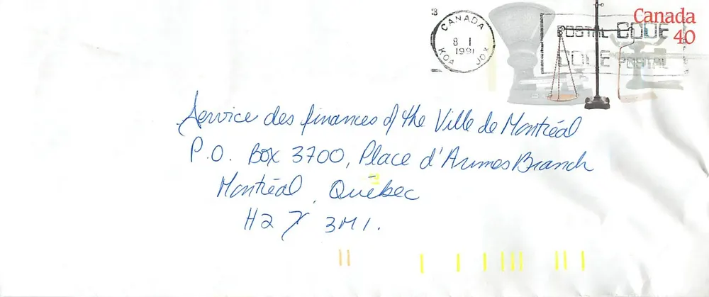 Bilance postali — Museo canadense della Civiltà — Canada 40 - Recto
