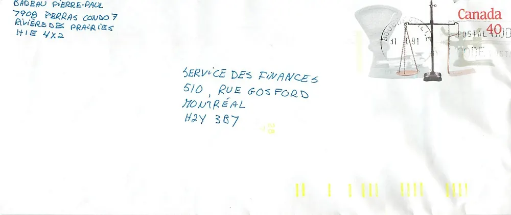 Balances postales — Musée canadien de la civilisation — Canada Post - Recto
