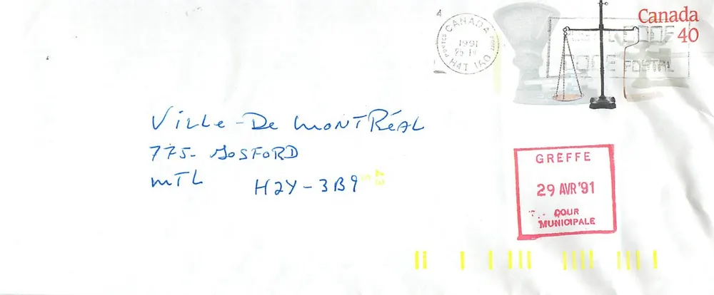 Balanzas postales — Museo nacional del Canadá — Editor: Canada Post - Anverso