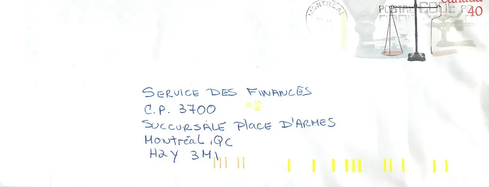 Balances postales — Musée canadien de la civilisation — éditeur non visible - Recto