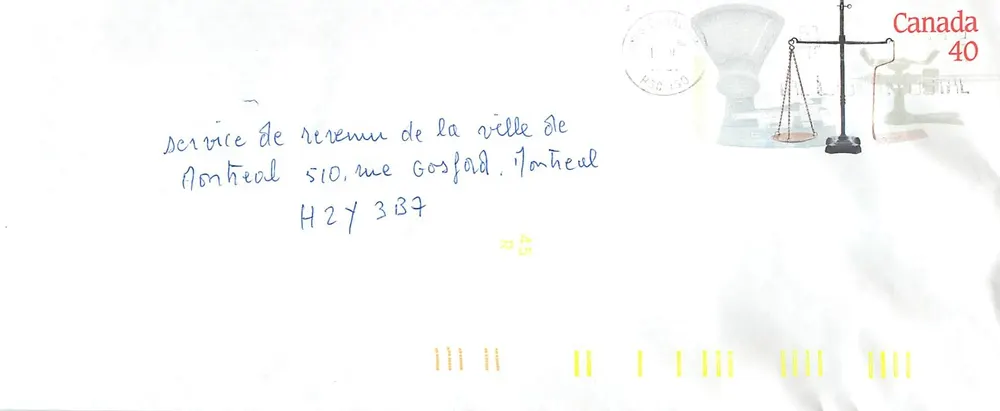 Bilance postali — Museo canadense della civiltà — Canada 40 - Recto