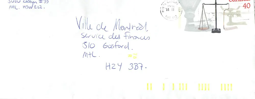 Balancinhas postais — Museu Canadense da Civilização — Canadá 40 - Frente