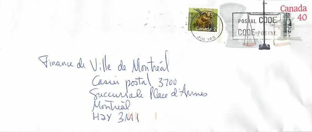 Balanzas postales — Museo Nacional de la Civilización — Canadá - Anverso