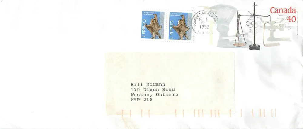 Bilance postali — Museo canadense della civiltà — Canada 1992 - Recto