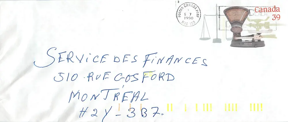 Balancinhas postais — Museu Nacional da Postagem — Editor: Canada Post - Frente