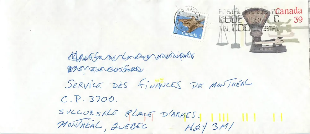 Balancinhas postais — Museu Canadense da Civilização — Editor: Canada Post - Frente