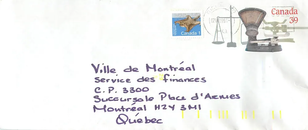 Balances postales — Musée canadien de la civilisation — Éditeur : Canada Post - Recto