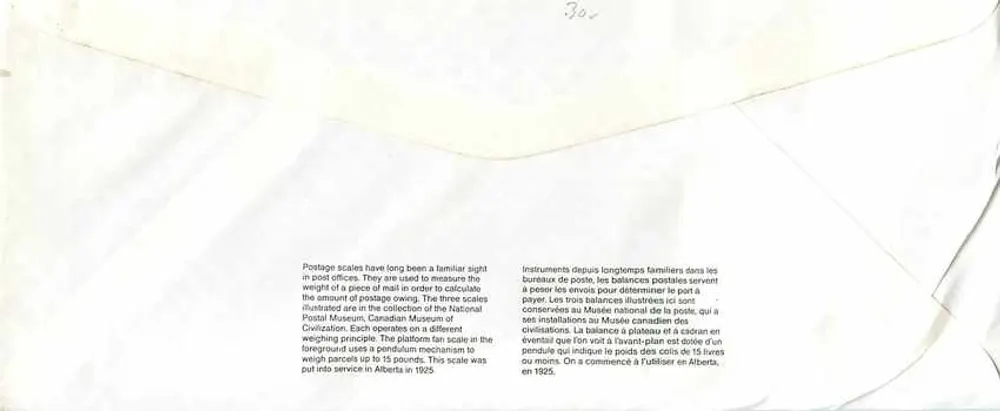 Balancinhas postais — Museu Nacional dos Correios — Editor não visível - Verso