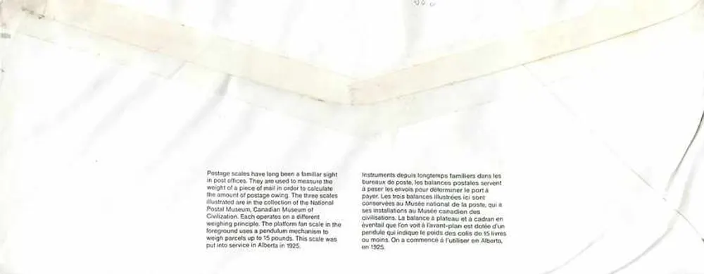 Balances postais — Museu Nacional das Civilizações — Editor não visível - Verso