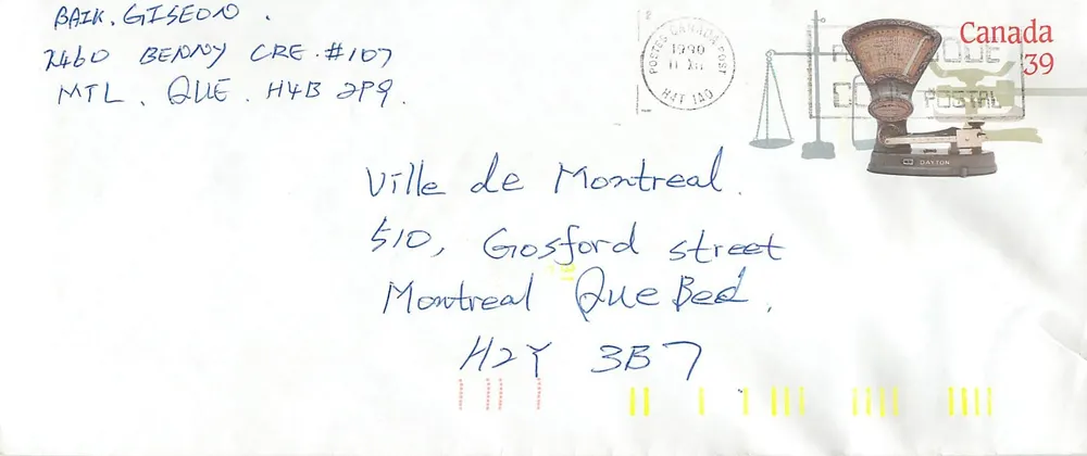 Balancinhas postais — Museu Canadense das Civilizações — Editor: Canada Post - Frente