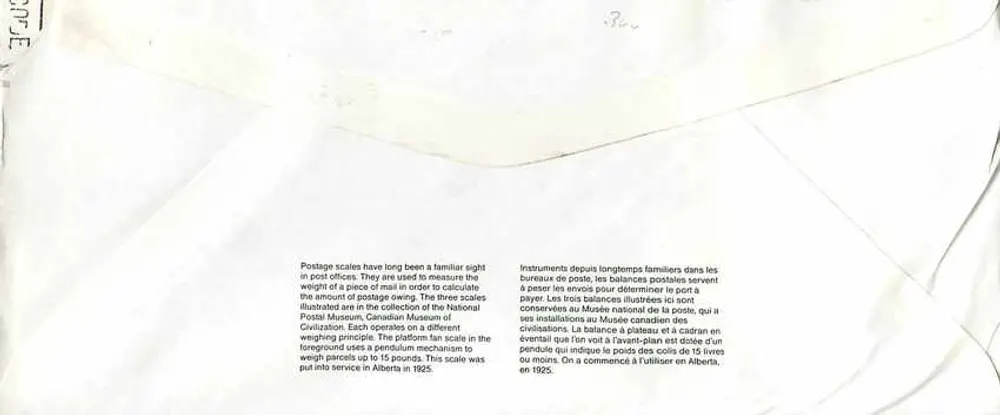 Postwaagen — Canadian Museum of Civilization — Verlag: Dayton - Rückseite