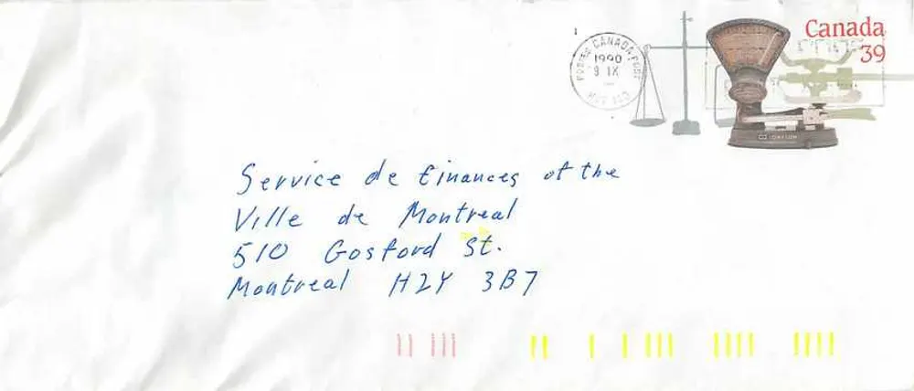 Balancinhas postais — Museu Postal Canadense — Canada Post - Frente