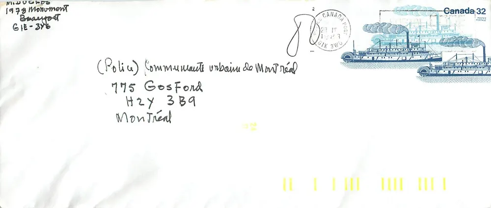 Steamship Bonnington — Canada 32 — Publisher Canada Post - Front