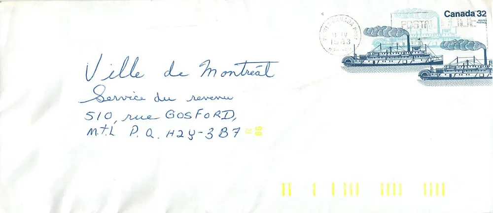 Steamer Bonnington — Canada 32 — Uitgever Canada Post - Voorkant
