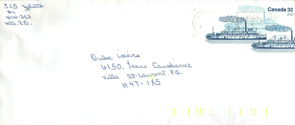Navios a vapor nos rios canadenses — Canada Postage Stamp - Frente
