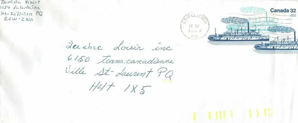 Vapeur Bonnington — Navire postal sur les lacs Kootenay et Okanagan — Canada 32 - Recto