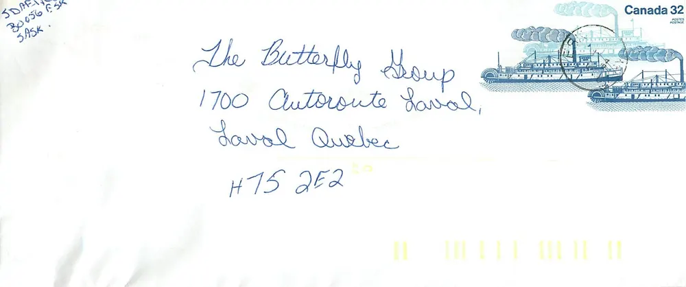 Steamboat Bonnington — Rio e lago — Canada Post 32 - Frente