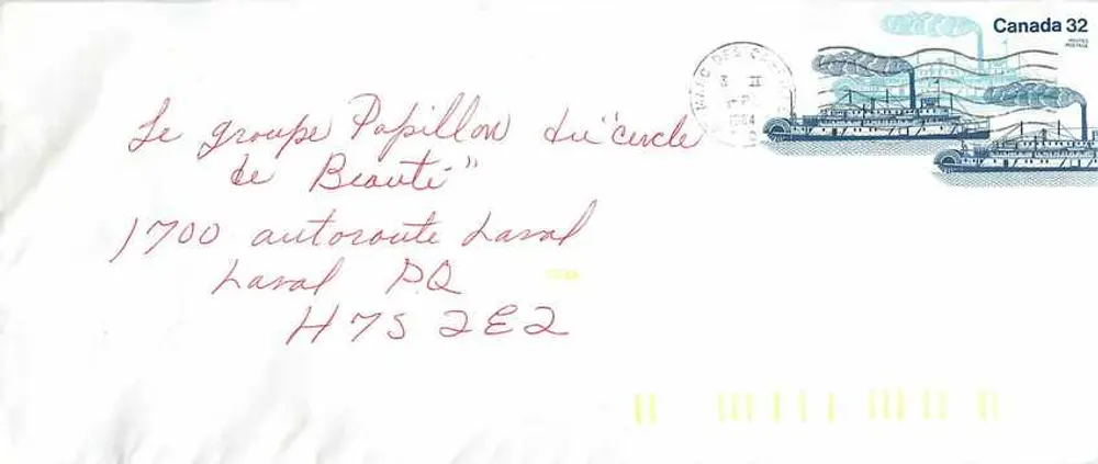 Vapor de rodas Barnesington — Canadá 32 — editor não visível - Frente