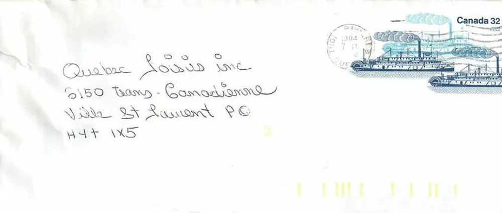 Vapor Bonnington — Canadá 32 — Editor: Canada Post - Frente