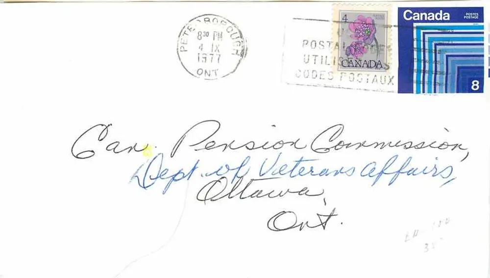 Petersboro — Ontario — Canada Post - Frente